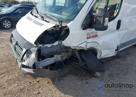 2017 Ram Promaster 1500 High Roof 136 Wb из США, поврежденный, VIN 3C6TRVBG0HE547855